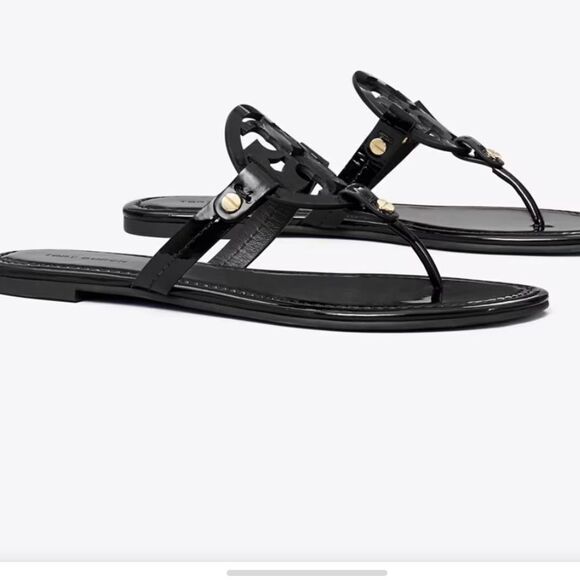 NWT Tory Burch Patent  Miller sandal 8.5 - Picture 7 of 9